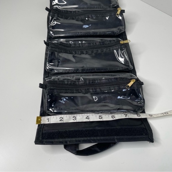 JOY MANGANO XL DOUBLE HANDLE TOP JEWELRY MAKEUP SCARVES CARRY ORGANIZER UNISEX - Picture 6 of 8